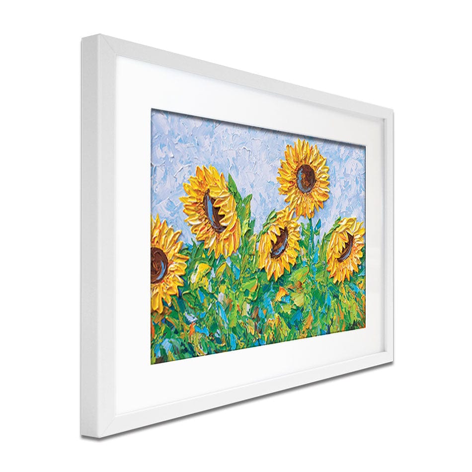 Sunflowers Framed Art Print wall art product Olga Tkachyk