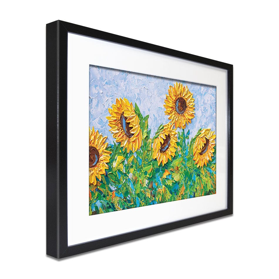 Sunflowers Framed Art Print wall art product Olga Tkachyk