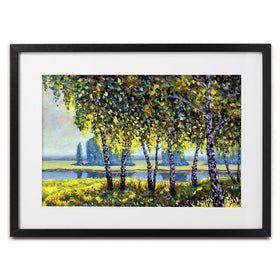 Sunny Rural Landscape Framed Art Print wall art product Valery Rybakow / Shutterstock