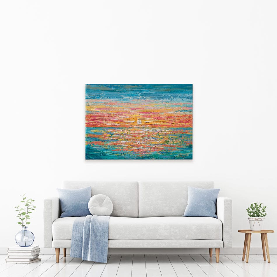 Sunset 3 Canvas Print wall art product Olga Tkachyk