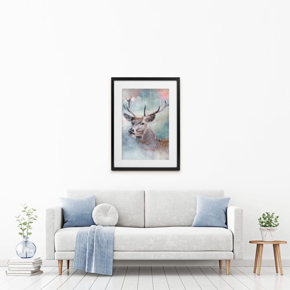 Surreal Stag Framed Art Print wall art product jack53 / Shutterstock