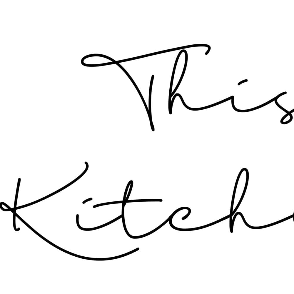 This Kitchen Is For Dancing Framed Art Print wall art product Art Print Shop