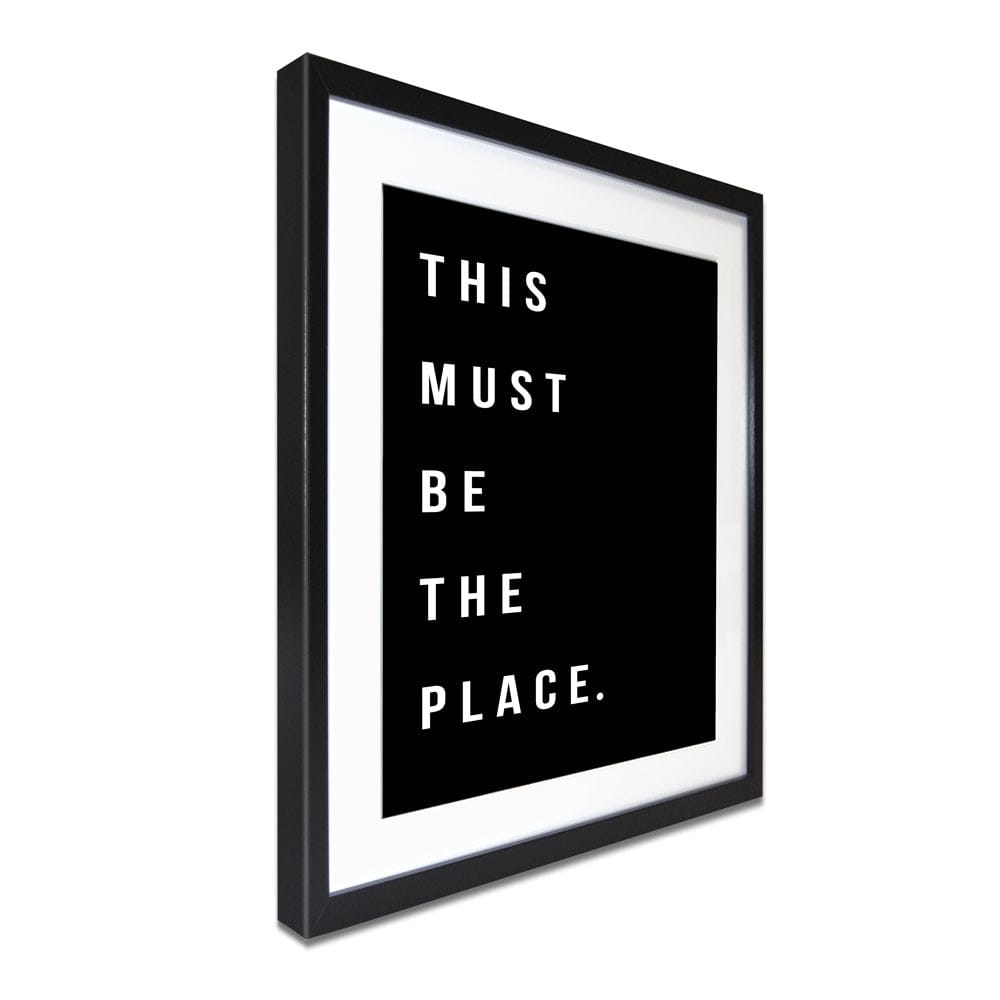 This Must Be The Place Framed Art Print wall art product K Lyon / Independent