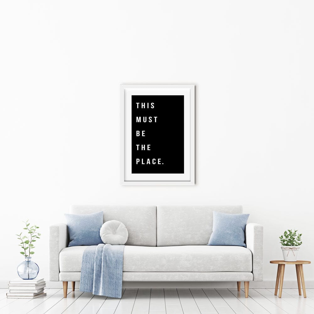 This Must Be The Place Framed Art Print wall art product K Lyon / Independent