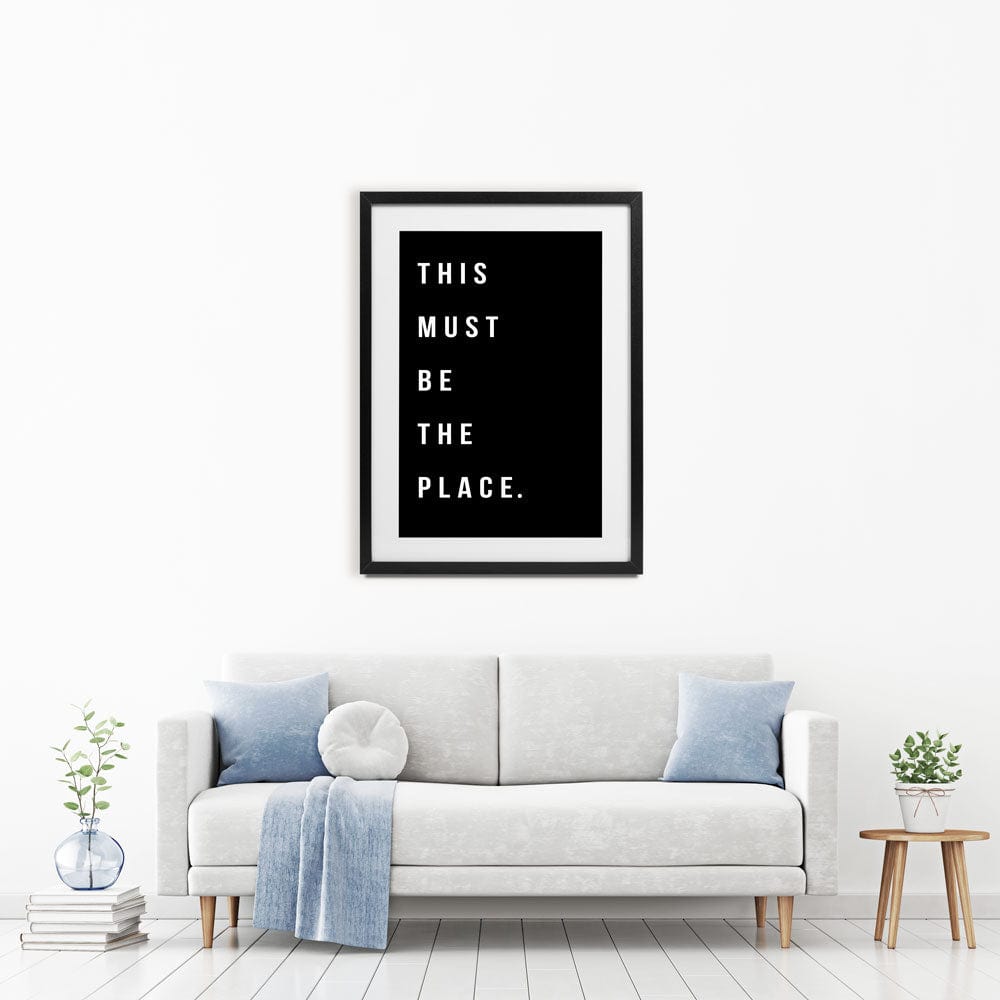 This Must Be The Place Framed Art Print wall art product K Lyon / Independent