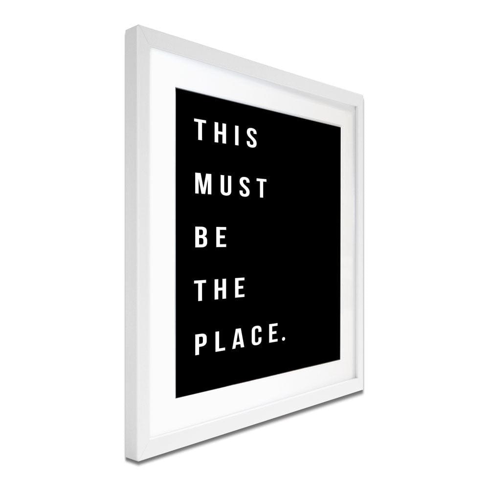 This Must Be The Place Framed Art Print wall art product K Lyon / Independent