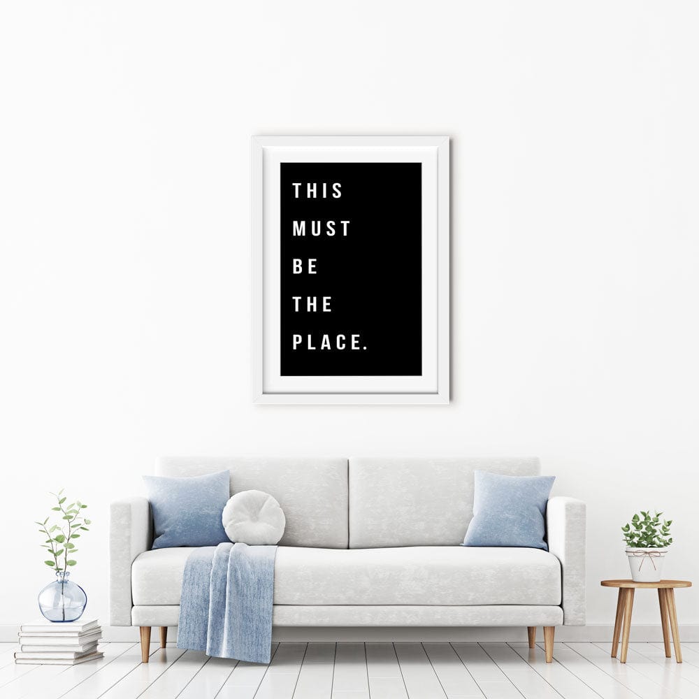 This Must Be The Place Framed Art Print wall art product K Lyon / Independent