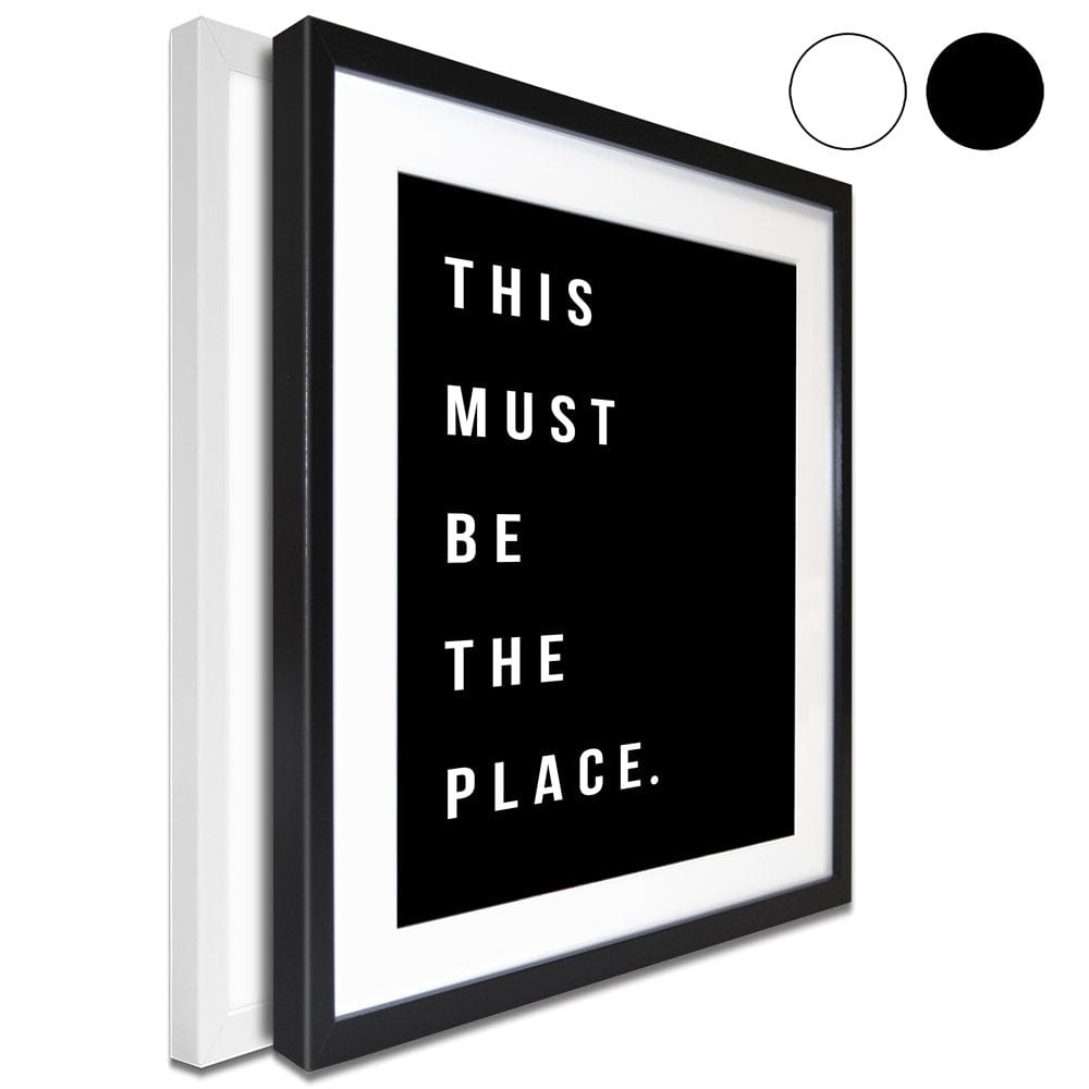 This Must Be The Place Framed Art Print wall art product K Lyon / Independent