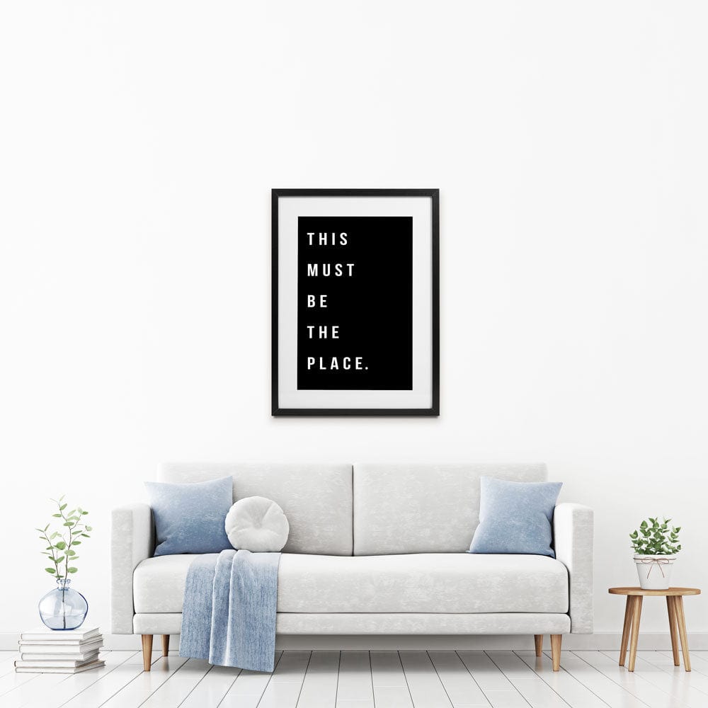 This Must Be The Place Framed Art Print wall art product K Lyon / Independent