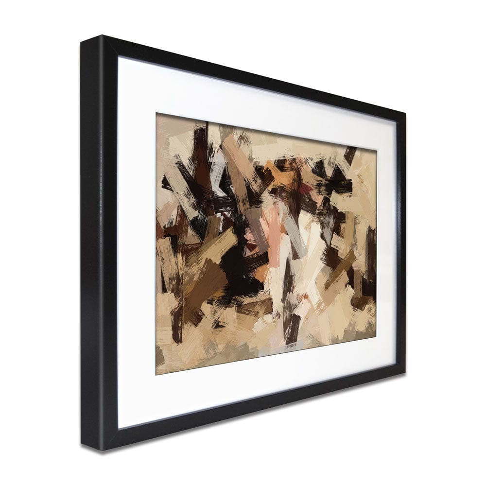 Tones Of Brown Framed Art Print wall art product DigitalArtD / Shutterstock