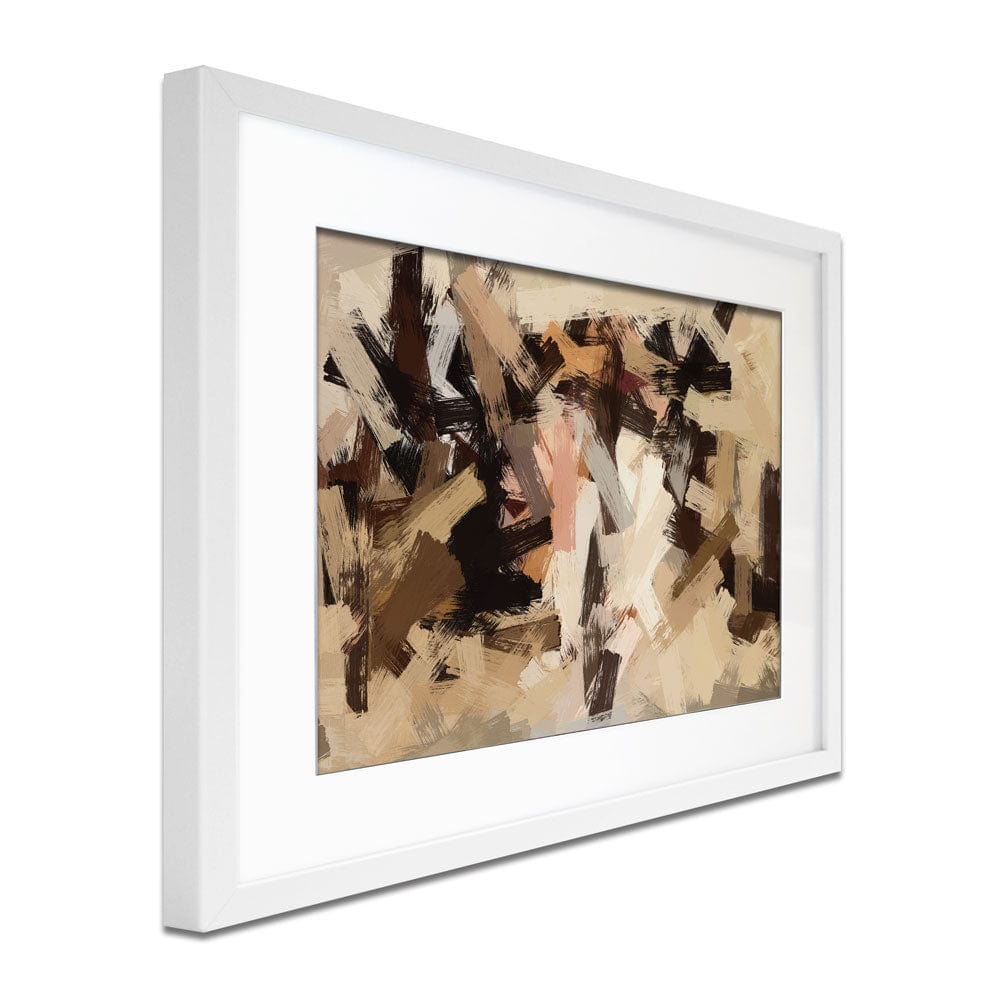 Tones Of Brown Framed Art Print wall art product DigitalArtD / Shutterstock