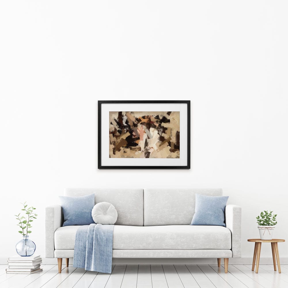 Tones Of Brown Framed Art Print wall art product DigitalArtD / Shutterstock