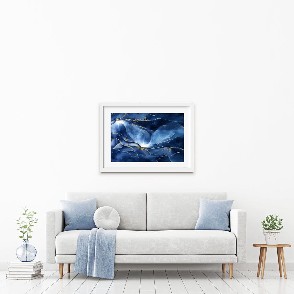 Totally Blue Framed Art Print wall art product Tim Kats / Shutterstock