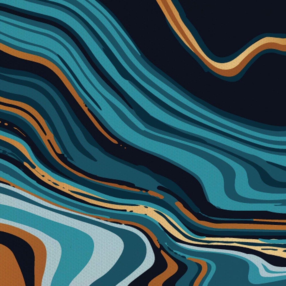 Vibrant Teal Marble Canvas Print wall art product vectortwins / Shutterstock