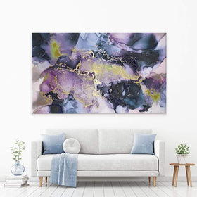 Watercolour Blend Marble Canvas Print wall art product Seamless Watercolor / Shutterstock