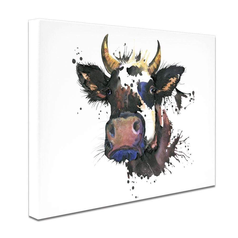 Watercolour Cow Canvas Print wall art product Faenkova Elena / Shutterstock
