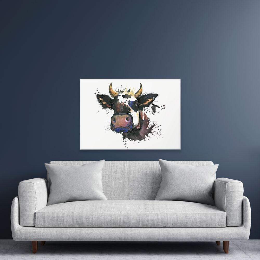 Watercolour Cow Canvas Print wall art product Faenkova Elena / Shutterstock