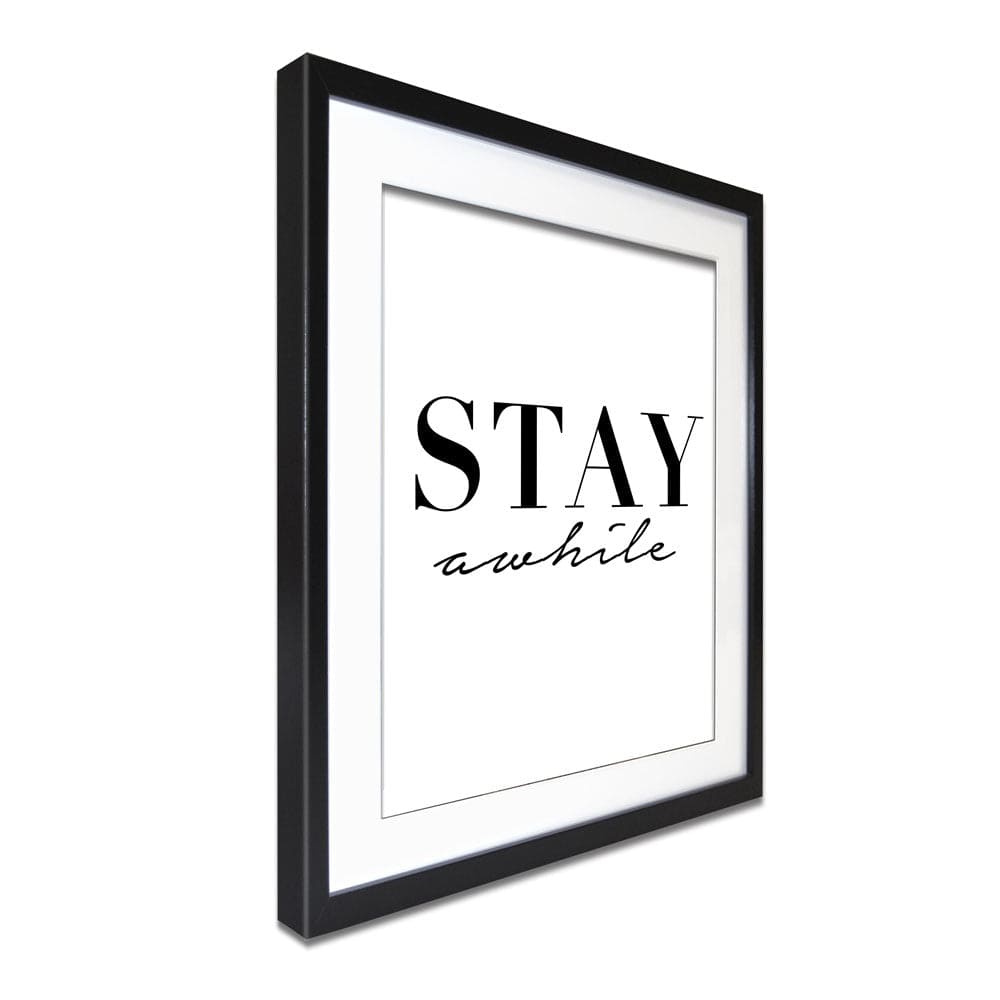 Why Hello Framed Art Print wall art product Art Print Shop