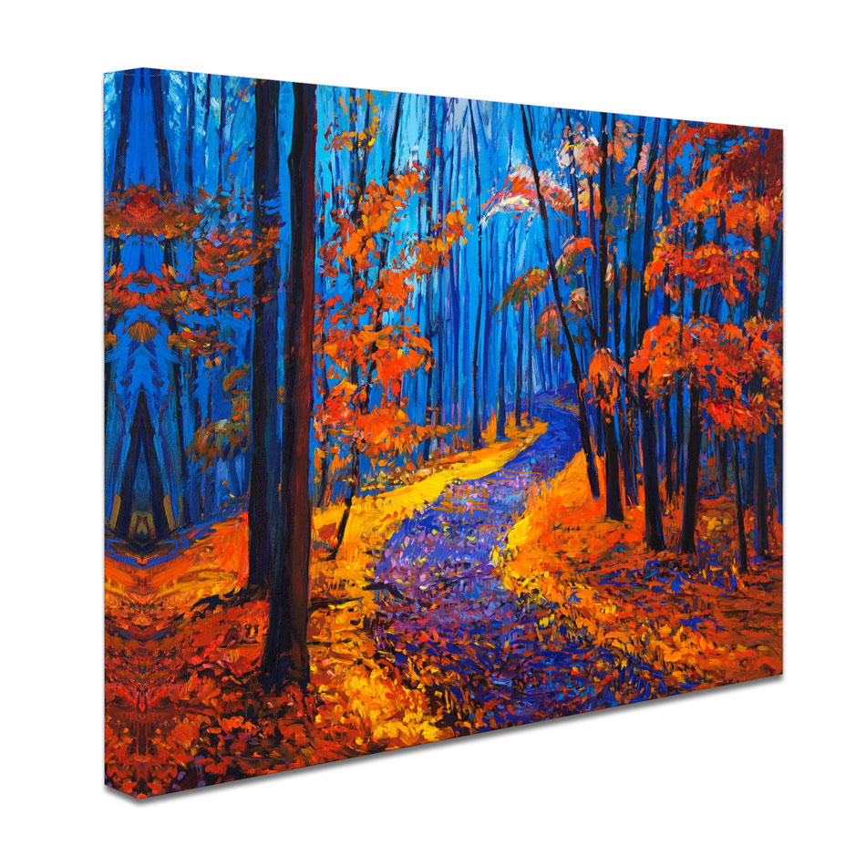 Winding Autumn Path Canvas Print wall art product Boyan Dimitrov / Shutterstock