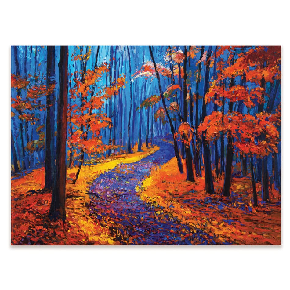 Winding Autumn Path Canvas Print wall art product Boyan Dimitrov / Shutterstock