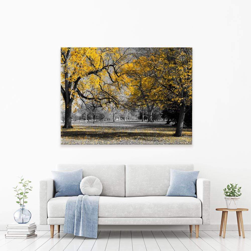 Yellow Blossom Trees Canvas Print wall art product Ryan DeBerardinis / Shutterstock