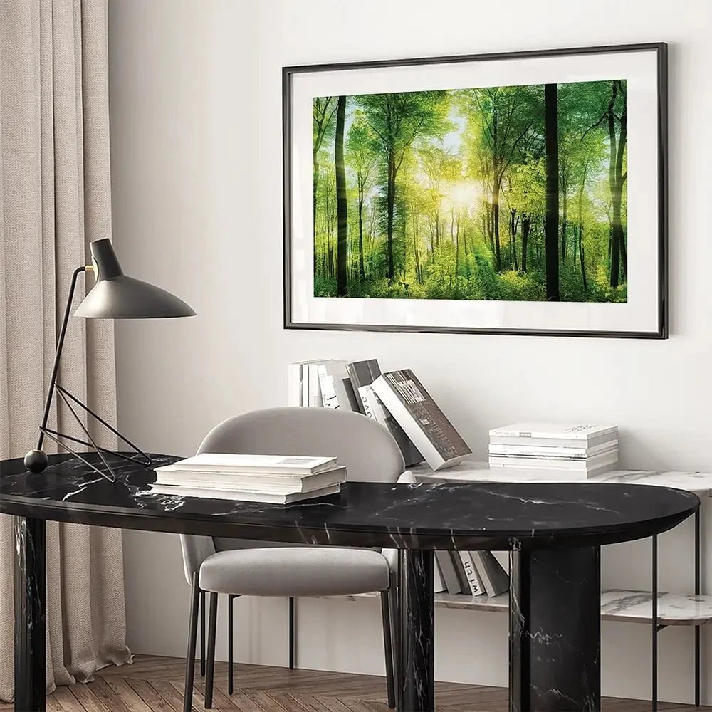 Scenic Forest Framed Art Print
