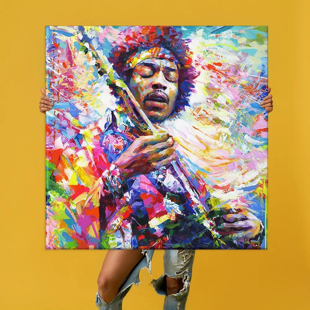 Jimi Hendrix Oversized Canvas Print