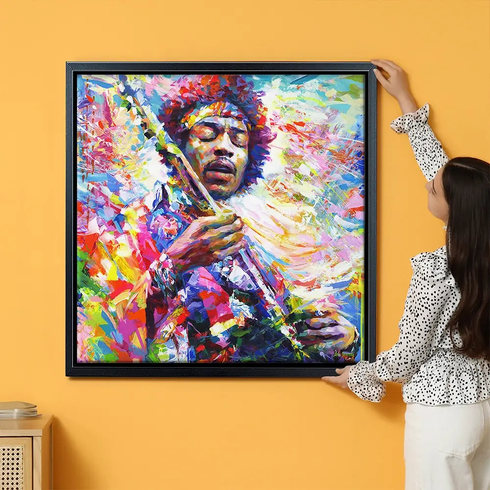 Jimi Hendrix Oversized Canvas Print