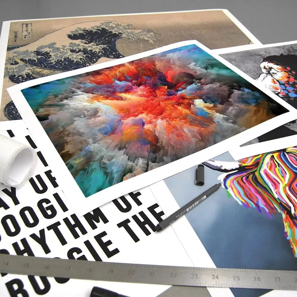 Colourful Explosion Art Print