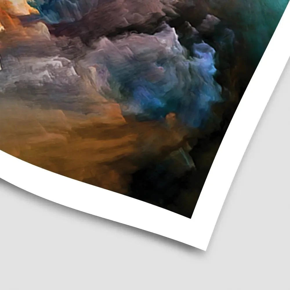 Colourful Explosion Art Print