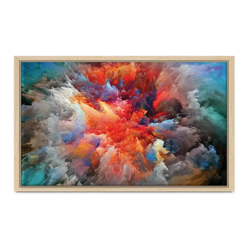 Colourful Explosion Canvas Print