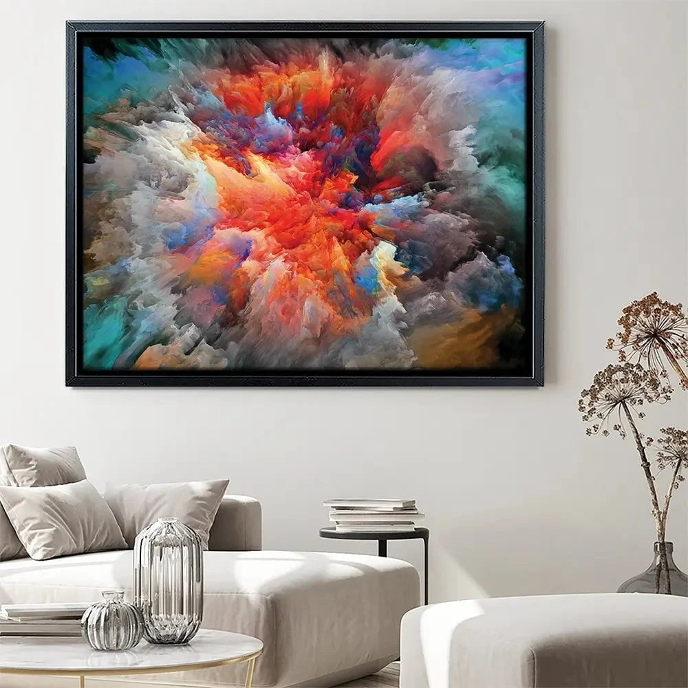 Colourful Explosion Canvas Print