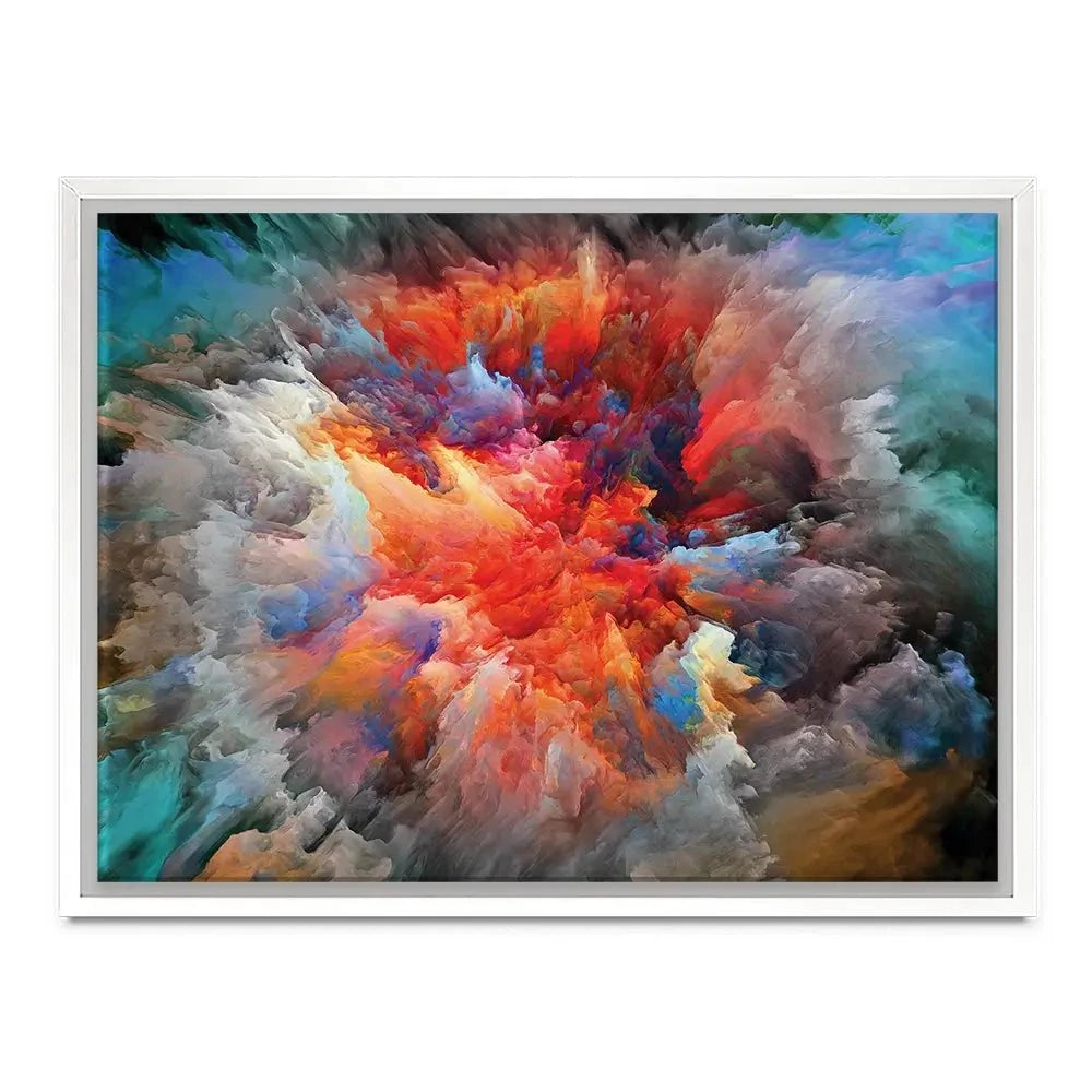 Colourful Explosion Canvas Print