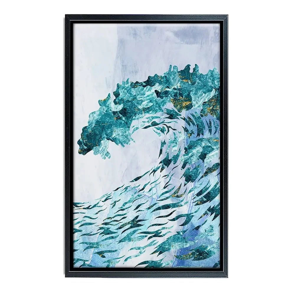 Ocean Grunge Canvas Print