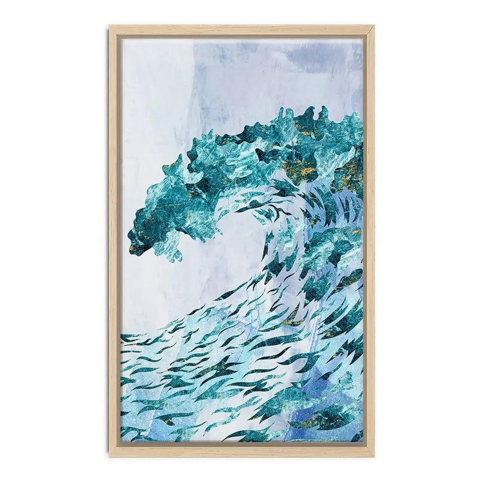 Ocean Grunge Canvas Print