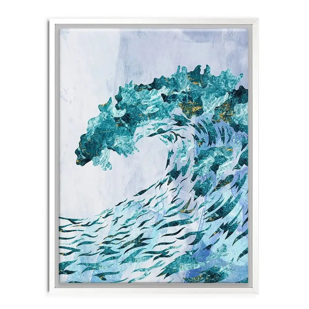 Ocean Grunge Canvas Print