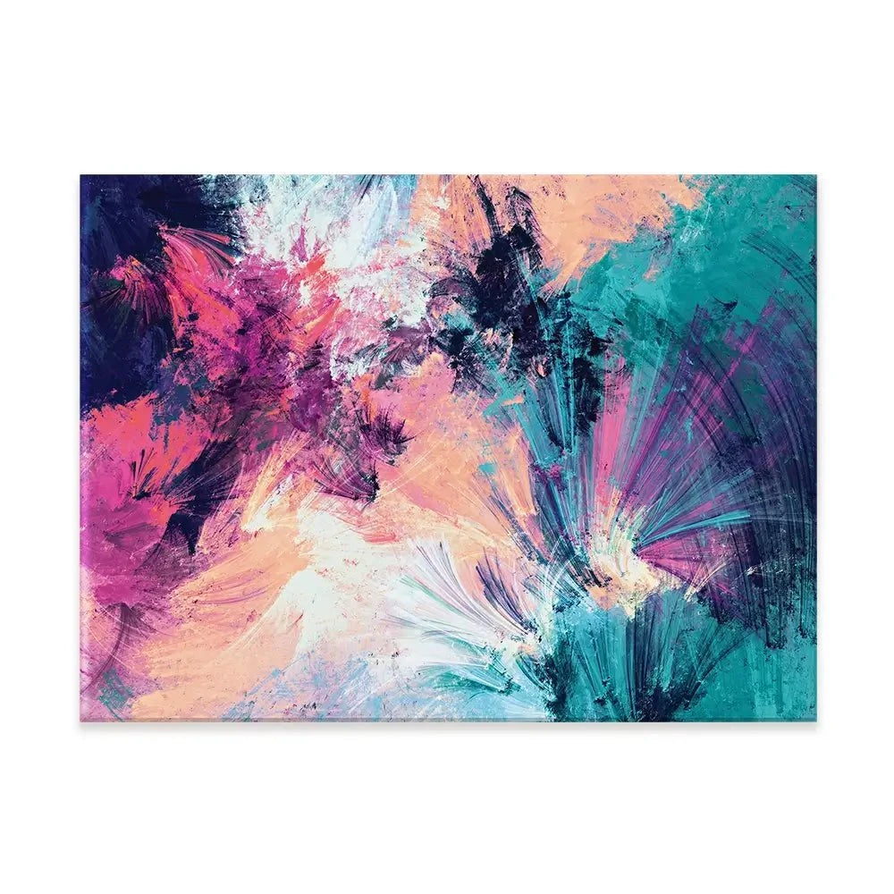 Multicoloured Abstract Canvas Print