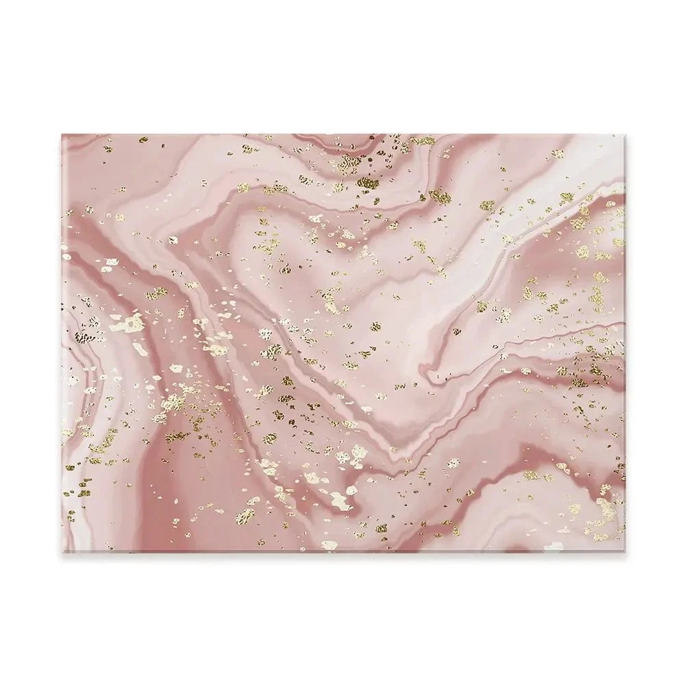 Rose Marble Speckles Canvas Print