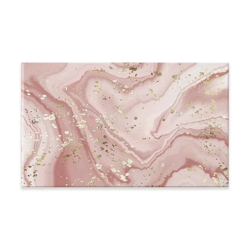 Rose Marble Speckles Canvas Print