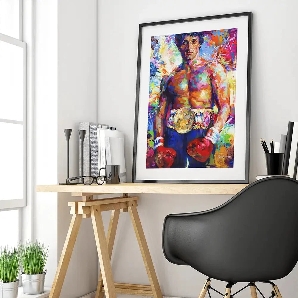 Rocky Framed Art Print
