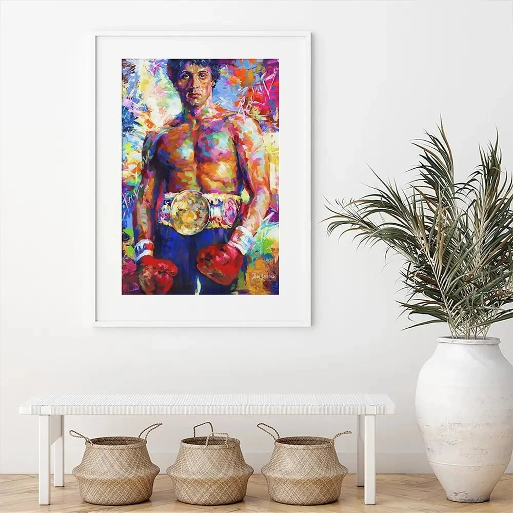 Rocky Framed Art Print