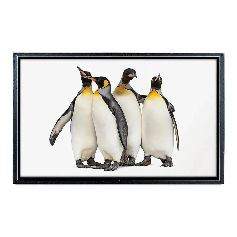 Penguin Gang Canvas Print