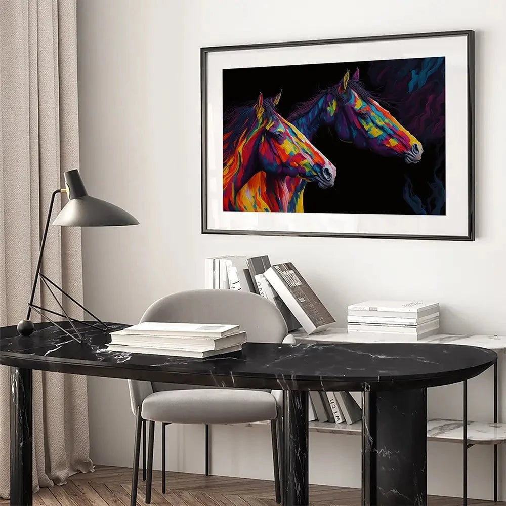 Side By Side Framed Art Print