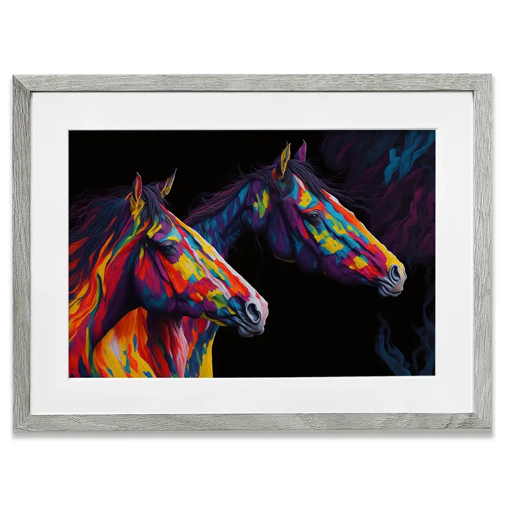 Side By Side Framed Art Print
