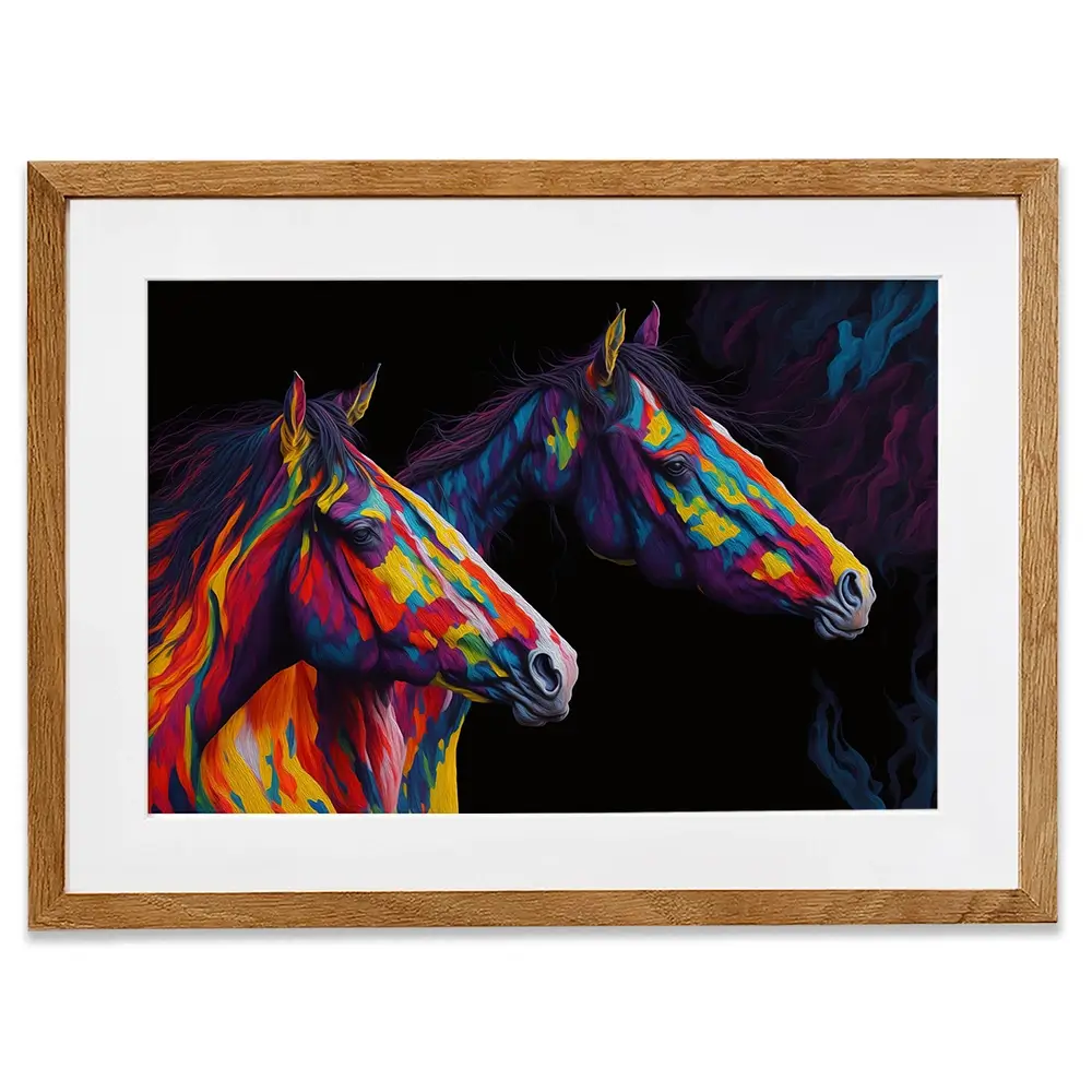 Side By Side Framed Art Print