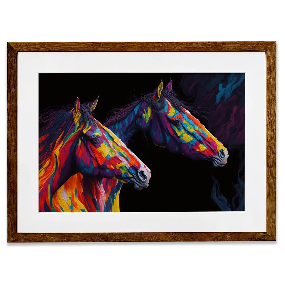 Side By Side Framed Art Print