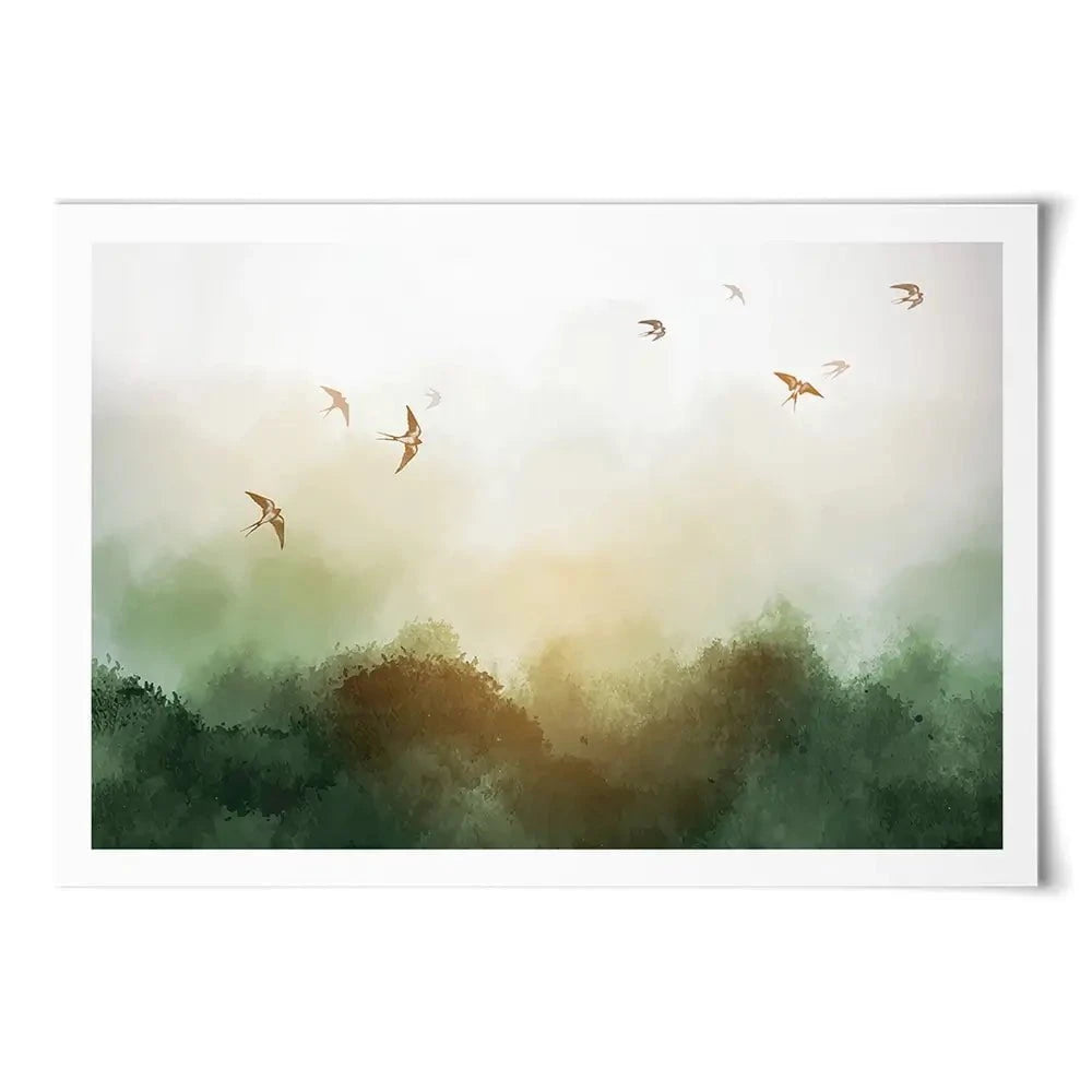 Birds Flying High Art Print