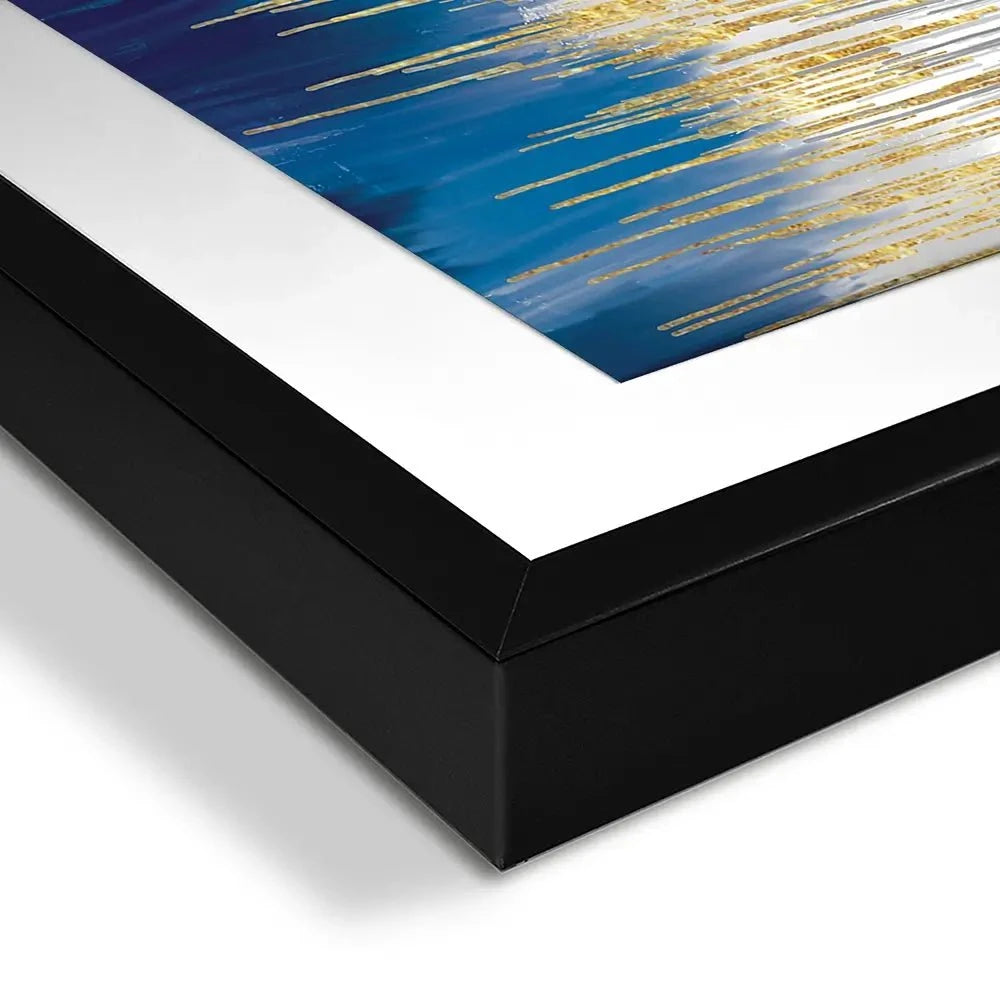 Abstract Parallels Framed Art Print