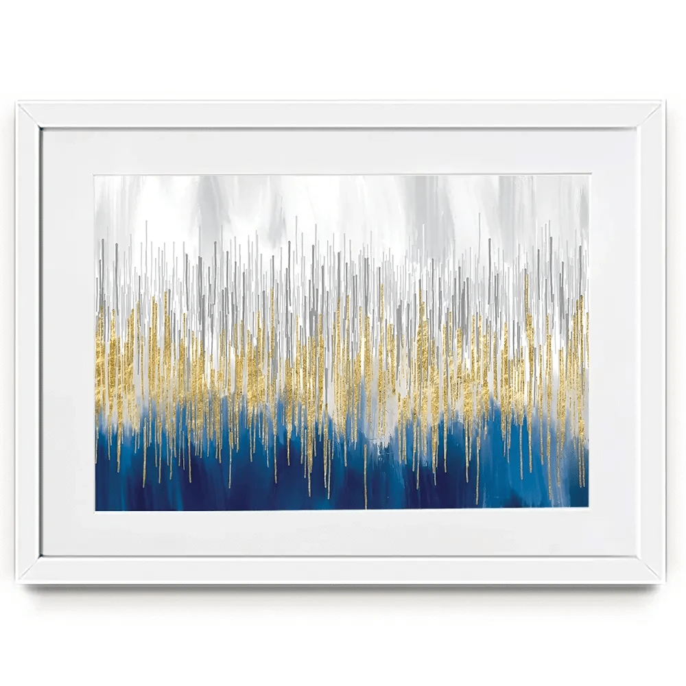 Abstract Parallels Framed Art Print
