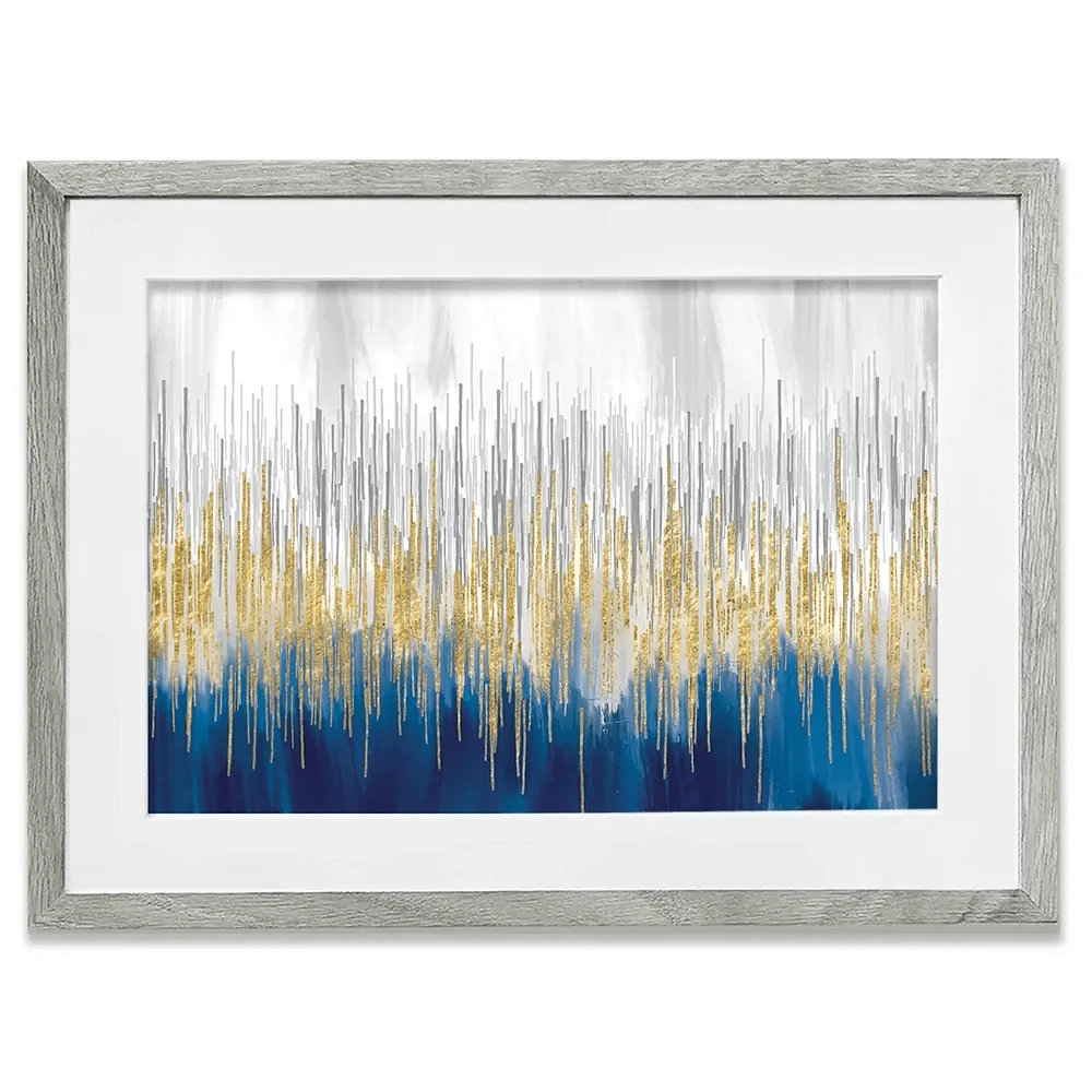 Abstract Parallels Framed Art Print